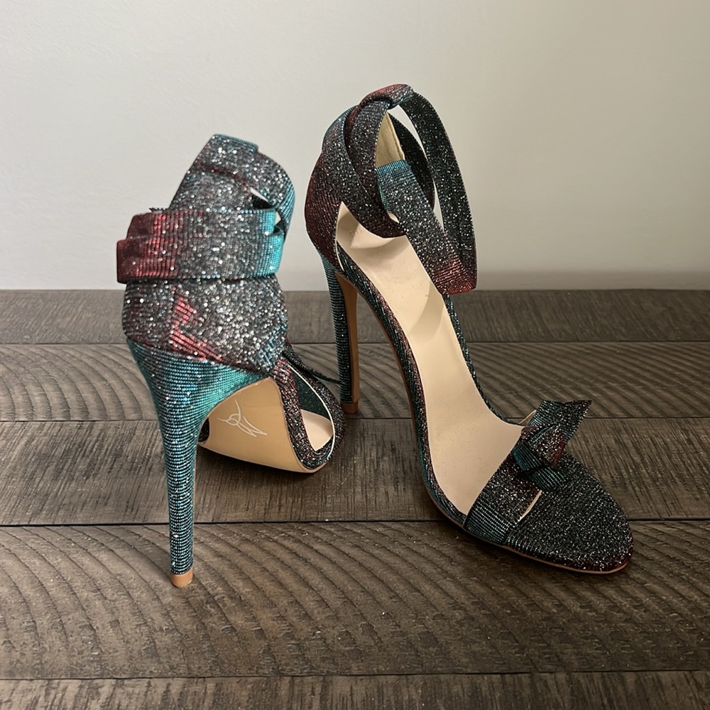 Cult of Coquette ankle tie up heels